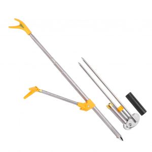 Support De Canne A Peche Telescopique De 1,7 M, Pliable Et A Double Usage - Neuf