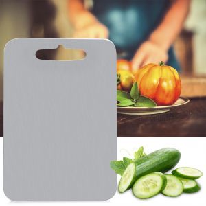 Hjlian Blocs A Decouper En Acier Inoxydable, Planches A Decouper, Accessoires De Cuisine (20 X 29 Cm) - Neuf
