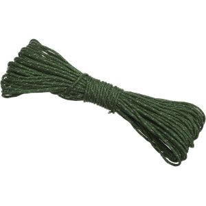 Eryi-Corde De Tente Réfléchissante De 20 Mètres, 2 Mm De Diamètre, En Nylon, Corde De Tente Pour Camping, Bâche, Randonnée, Vert (20m) - Neuf