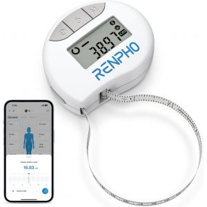 M&egrave;tre Ruban R&eacute;tractable Et Connect&eacute; Avec Application Bluetooth Pour Mesure Du Corps,Perte De Poids,Gain De Muscle,Remise En Forme Et Musculation Pouces Et Centim&egrave;tres - Neuf