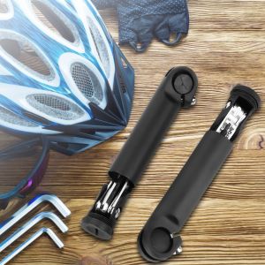 1 Paire D'embouts De Guidon De Velo De Route Et De Montagne En Alliage D'aluminium Avec Cle A Molette - Neuf