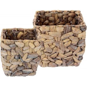 ERYI-Lot De Pots En Jacinthe D'Eau - Pot De Fleurs - Pot De Fleurs - Pot De Fleurs - Pot De Fleurs - Pot Décoratif Tressé - Pot Décoratif - Pot De Fleurs Pour Fleurs Artificielles Et Plantes - Neuf