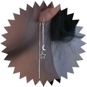 Kal-Boucles D'oreilles En Forme De Larme En Cz Longues Boucles D'oreilles Pendantes &Agrave; Enfiler &Agrave; Pampilles Boucles D'oreilles En Cha&icirc;ne &Agrave; Barre Dor&eacute;e Bijoux Pour Femmes Et Filles - Neuf