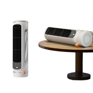 Ventilateur de bureau sans pales, refroidisseur d'air portable, ventilateur &eacute;lectrique USB blanc - Neuf