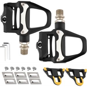 Subzonal-P&eacute;dales Automatiques Vtt Spd En Alliage Cnc - Tension R&eacute;glable 6 Niveaux Avec Cales M&eacute;talliques - Compatibles V&eacute;lo Route/Vtt/Trekking (Montage 9/16" Universel) + Mat&eacute;riel De Montage - Neuf