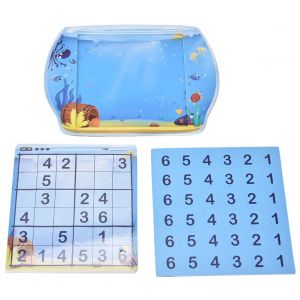 Jeux De Societe Educatifs Pour Enfants?: Jeu De Nombres Sudoku Avec Aquarium Magnetique - Neuf