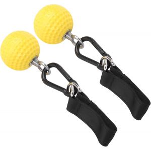 Checarzhn--No1-Grip Strength Trainer, 304 En Acier Inoxydable Pull Up Grips Ball Nylon Léger Pour L'entraînement De Force Des Bras - Neuf
