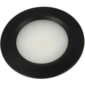 ERYI-Mini Spot Led Encastrable Rond 3 W Ac/Dc 12 V Dc 24 V Trou 50 Mm Diamètre 68 Mm (Noir, 4500K) - Neuf