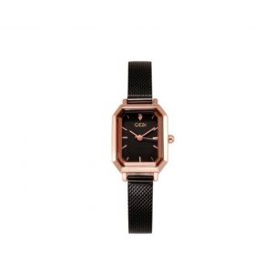 Montre &Agrave; Quartz D&eacute;contract&eacute;e Pour Femme 23 Cm 13004 Avec Bracelet En Acier Et Fonction &Eacute;tanche - Neuf