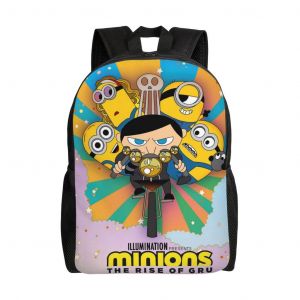 Sac à dos Minions pour adolescent, cartable en toile, unisexe, HXN1720 - Neuf