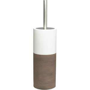 KAL-Doppio, Porte-Brosse Wc Porcelaine, Marron - Neuf