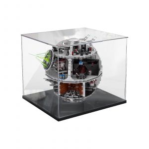 Vitrine En Acrylique Avec Base Noire, Boîte De Presentation Anti-Poussiere Pour Jouets, Maquettes Et Objets De Collection Carres (30 X 20 Cm) - Neuf