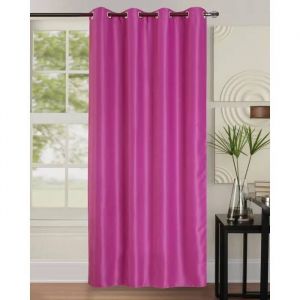 Rideau Occultant - Fushia - 140x260 Cm - 8 ?illets - Synth&eacute;tique - Contemporain - Neuf