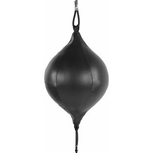 Balle &Agrave; Double Extr&eacute;mit&eacute; En Cuir Pu Balle De Frappe Avec Sangles &Eacute;lastiques Boxe Gonflable Poire Pu Muay Thai Sac De Frappe Rotatif Pour Exercices De Poin&ccedil;onnage, R&eacute;flexes Et - Neuf