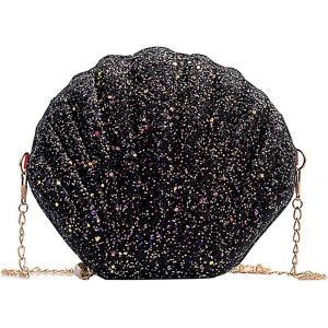 Sac En Coquillage, À Paillettes, Sac À Main, Sac De Soirée, Cadeau Élégant[H1552] - Neuf