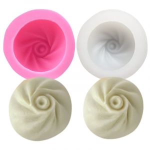 Moules En Silicone Pour Fondant En Forme De Chignon 3d, Moules À Glace, Moules À Chocolat Diy - Neuf