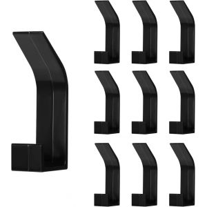 Lot de 10 crochets adh&eacute;sifs tr&egrave;s r&eacute;sistants pour accrocher un mur &agrave; une porte maximale de 5 kg,crochet mural,porte-manteau,serviette pour maison,salle de bain,cuisine - Neuf