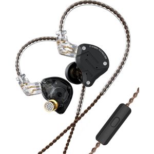Écouteurs Intra-Auriculaires Kz Zs10 Pro 4Ba + 1Dd Bass Drive, Écouteurs Stéréo Hifi, Écouteurs De Sport, Écouteurs À Isolation Phonique, Pour Musiciens, Dj, Câble Amovible À 2 Broches (Avec - Neuf