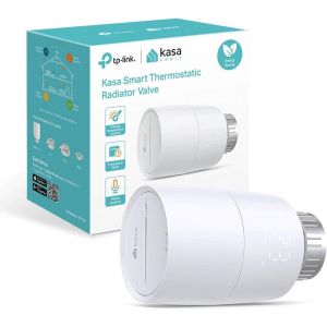 JGD-Kasa Thermostat Connect&eacute; Matter, Compatible avec HomeKit, Alexa et Google Assistant, R&eacute;duisez vos factures et contr&ocirc;lez le chauffage &agrave; distance via l'application, Kasa Hub Requis, KE100 - Neuf