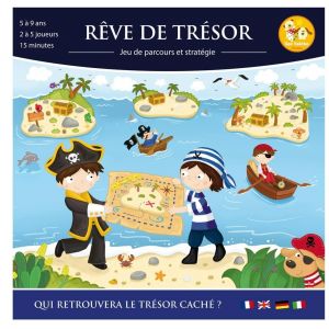 Zo&eacute; Yat&eacute;ka R&ecirc;ve De Tr&eacute;sor Jeu De Parcours Et Strat&eacute;gie Semi-Coop&eacute;ratif D&egrave;s 5 Ans - Neuf