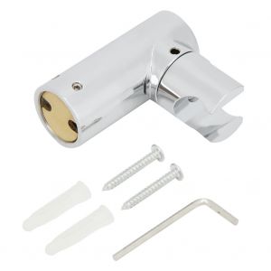 HJLIAN Support de pommeau de douche a main rotatif a 360 degres en cuivre pour salle de bain - Neuf