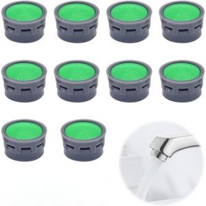 10 pi&egrave;ces A&eacute;rateur de robinet 2,09 x 1,34 cm - Filtre anti-&eacute;claboussures pour salle de bain, &eacute;limine les impuret&eacute;s et r&eacute;duit la consommation d'eau pour robinets - Neuf