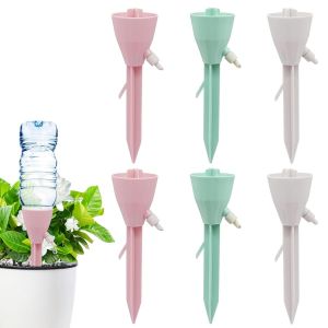 Arrosage Goutte à Goutte, 6 pcs Arrosage Automatique Interieur, Goutte a Goutte Bouteille Reglable, Irrigation Goutte à Goutte Automatique, pour Jardin, Intérieur, Extérieur - Neuf