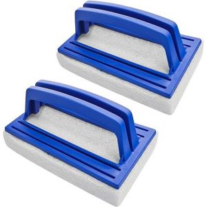 2 Pièces Brosse Éponge Ligne d'eau Brosse De Nettoyage De Piscine Brosse De Piscine en Plastique Brosse Plancher Mur Piscine Brosse Ligne d¿Eau Piscine pour Nettoyer Piscine Spa Baignoires Murs - Neuf