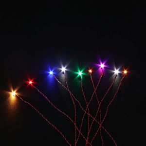 Kalanka-Lot De 2 Lampes Led Clignotantes Colorées (30 Cm) Pour Éclairage Diy/Moc - Compatible Avec Les Briques Lego Et Autres Marques Majeures - Neuf