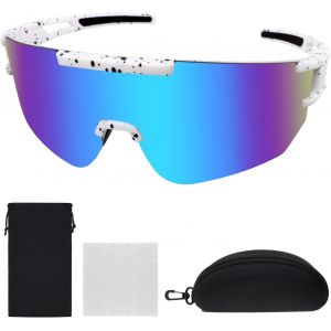 Lunettes De Vélo Rapides Pour Homme Et Femme, Lunettes De Sport, Protection Uv400, Lunettes De Cyclisme Pour Vélo De Course, Vtt, Course, Golf, Équitation, Ski, Rave[Z1379] - Neuf