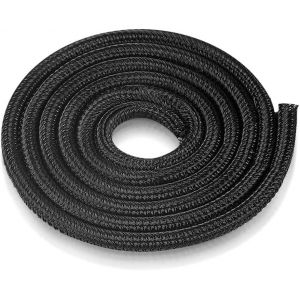 MEVRONISSHOP-Manchon de C&acirc;ble Gaine 6M 6-11mm Souple Ajustable, Gestion des C&acirc;bles Rangement Tress&eacute;e Fendue en Pet, Protection du Cache-c&acirc;bles pour C&acirc;bles T&eacute;l&eacute;/Ordinateur/USB/Audio/Vid&eacute;o-6M - Neuf