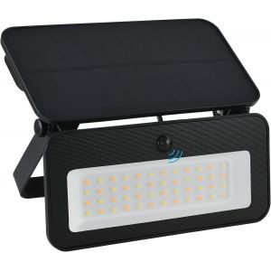Lampe Solaire Extérieur Pliable Détecteur De Mouvement, Lumière Murale Dimmable Température De Couleur Réglable Étanche 8w 3 Modes Éclairage Mural Solairesmatériaux Abs Pour Patio Jardin - Neuf
