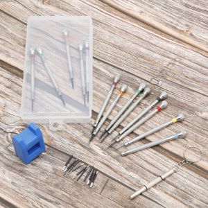 Jeu de tournevis pour montres et bijoux (0,6-2,0 mm) avec 13 embouts et accessoires - Neuf