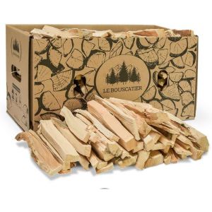 JEXNOVASHOP-Bois d'allumage et Chauffage Allume feu pour cheminée poêle Four Pizza ooni cuisinières Barbecue Weber Charbon et brasero. 6 kg Bois séché hêtre chêne Boite Allumette Offerte - Neuf