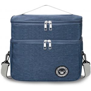 MEVRONISSHOP-Sac isotherme repas 9,6L, Petit sac isotherme, Sac lunch isotherme, Sac glaciere isotherme, Lunch bag isotherme, Glacière repas pour le travail, les voyages, le bureau et les pique-nique - Neuf