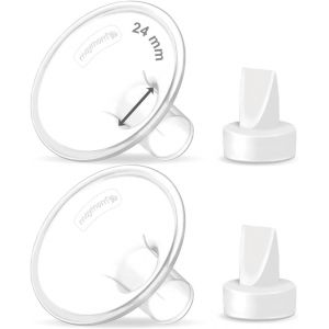 Bride De T&eacute;terelle Compatible 24 Mm Pour Tire-Lait Et Valve Lansinoh. Pas De Pi&egrave;ces De Pompe Lansinoh D'origine. Remplacer La Bride Comfortfit De Lansinoh - Neuf