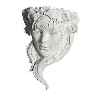 1Pcs Tenture murale résine déesse pot de fleur cour extérieure succulentes bonsaï maison jardin decorati - Neuf