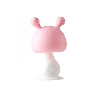Th Baby Teething Gum Champignon Silicone Champignon Dentition Jouet Peau Champignon Apaisant Dentition Gencive Douce Dentition Jouet 3-12 Mois Succion Dentition - Neuf