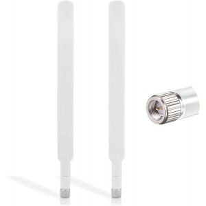 2 Pièces Sma 4G Lte Antenne Sma Mâle Cellulaire Wifi Antenna 10Dbi Haut Gain Routeur Antenne Amplificateur De Signal Pour Mobile Huawei Netgear Zte 3G/4G Lte Routeur Modem Caméra Ip De Sécurité - Neuf
