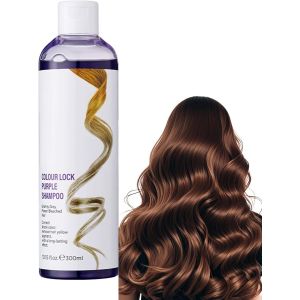 ERYI-Shampooing Intensif Argenté, Cheveux Gris Et Blancs, Shampooing Hydratant Argenté, Shampooing Anti-Jaunissement, Shampooing Violet Pour Cheveux Décolorés Et Éclaircis - Neuf