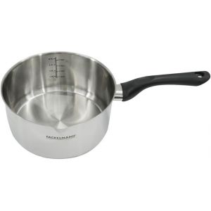 Kalanka-681850 Casserole 20 Cm En Inox, Casserole De Cuisine, Casserole Tous Feux, Casserole Induction, Casserole Sans Pfas, Acier Inoxydable 18-8, Gris, 20 X 10 Cm - Neuf