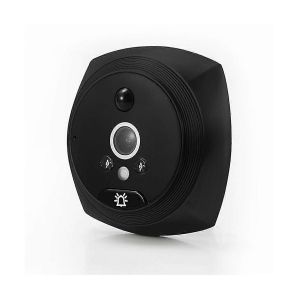 Sonnette num&eacute;rique avec &eacute;cran LCD de 4,5 pouces, vision nocturne 2MP 145&deg;, ?il de porte PIR, judas &eacute;lectronique - Neuf