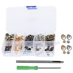 Boucle Stud Rivet Pull Ring Nail Screw En Bo&icirc;te T&eacute;l&eacute;phone Portable Cas D&eacute;coration Accessoires Kq -506 - Neuf