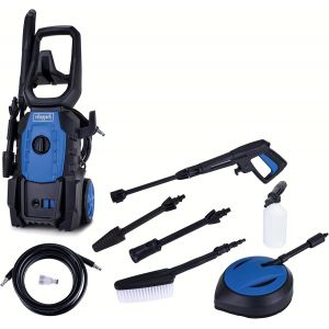 MEVRONISSHOP-Nettoyeur Haute Pression &eacute;lectrique HPC1600 &iquest; 1600 W &iquest; Pression de Service 90 Bar &iquest; Eau Chaude Jusqu&iquest;&agrave; 50&deg;C &iquest; Divers Accessoires Inclus - Neuf