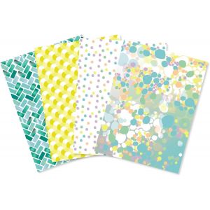 KALANKA-Decopatch TD894C - Pochette 4 Feuilles Foil Assorties - Dorure à chaud - Customisation et loisirs créatifs - 30x40cm - ColourTherap - Neuf