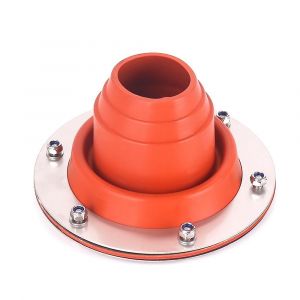 Kit De Cric De Poele Pour Tente, Toit Flexible, Tube De Toiture En Metal En Silicone, Solin Resistant Aux Hautes Temperatures - Neuf
