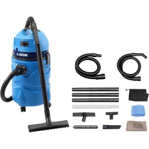Lavor SWIMMY Aspirateur pour piscines, pour nettoyer les sols de tous les types de piscines. 1600 Watt max, 27 kPa, 70 l/s, réservoir 20 litres Bleu Clair - Neuf
