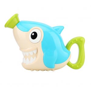 Jouet de salle de bain pour enfants, douche a eau rotative, jouet a pompe manuelle (requin) - Neuf