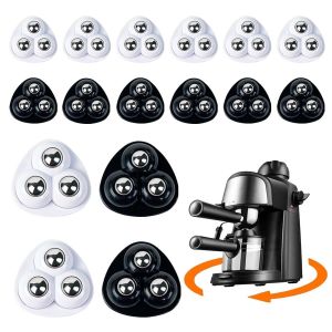 Lot de 16 Roulettes Pour Meubles - 360 ° - Mini Roulettes à Billes Autocollantes - Avec 3 Billes En Acier - pour Machine à Café, Poubelle, Appareils De Cuisine - Neuf