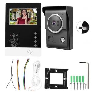 Interphone video couleur TFT HD 4,3 pouces avec camera de securite et vision nocturne (AU 110-240 V) - Neuf